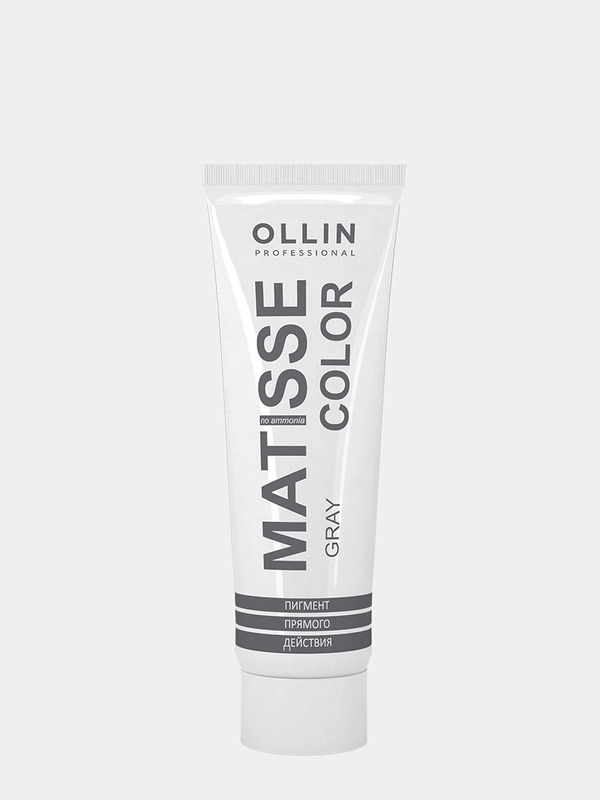 Пигмент прямого действия "OLLIN PROFESSIONAL" MATISSE COLOR gray/серый 100мл