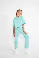 Мятный спортивные свободные штаны Немо для девочек