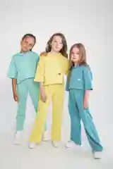 Желтый спортивные свободные штаны Немо для девочек
