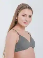 Зелёный хаки бюстгальтер без застежек