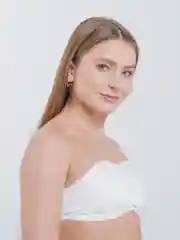 Багровый хлопковый бюстгальтер, топ без лямок