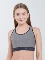 Топ бра женский Under Armour Armour Mid Keyhole Heather Bra спортивный