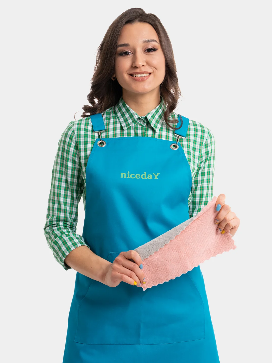 Коралловый меланж набор тряпок для уборки, из микрофибры, 16 х 27 см