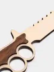 Бежевый сувенирное деревянное оружие