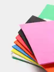 Мятный объемная стикерная аппликация + раскраска на обороте