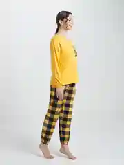 Желтый пижама женская