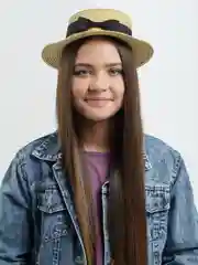 Карамельный шляпа соломенная детская унисекс