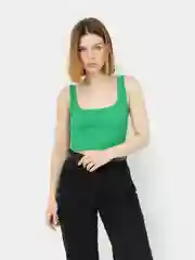 Зеленый топ женский