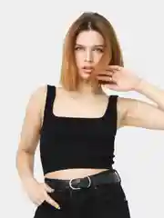 Черный топ женский