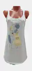 Серый сорочка женская на бретельках