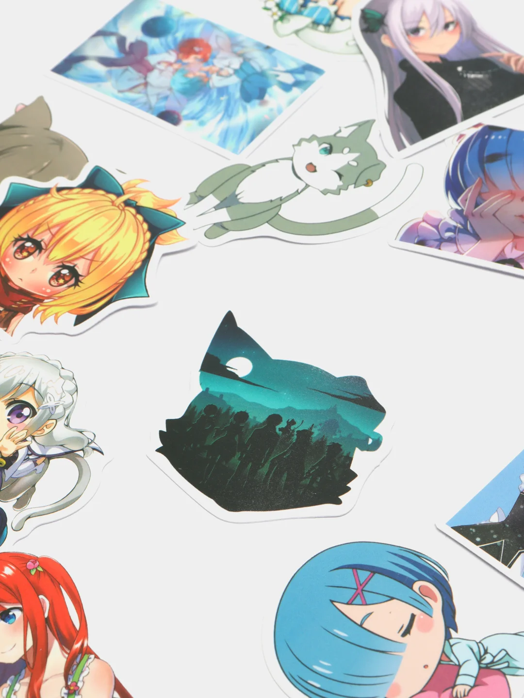 Вишнёвый стикерпак "Re: Zero",50шт стикеры наклейки,набор стиков для коллекционирования mg