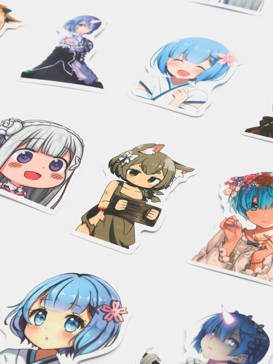 Вишнёвый стикерпак "Re: Zero",50шт стикеры наклейки,набор стиков для коллекционирования mg