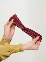 Багровый женская повязка на голову