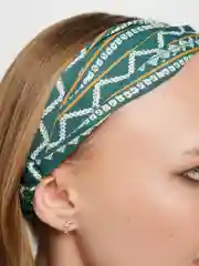 Зеленый женская повязка на голову