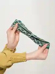Зеленый женская повязка на голову