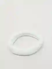 Резинки мягкие, белые, 10 штук