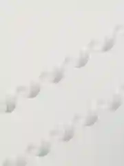 Белый резинка пружинка для волос, 1 штука