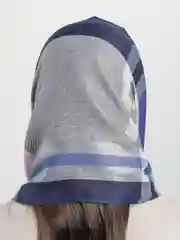 Синий женский платок