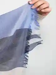 Синий женский платок