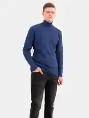 Синий водолазка мужская