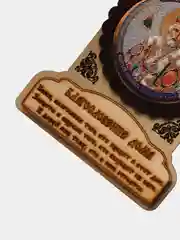 Бронзовый магнит с иконой "Благословление дома"