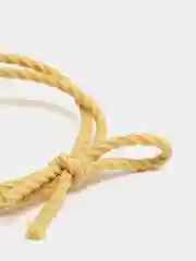 Желтый резинка для волос с ярким, цветным камнем и фигуркой Микки Маус
