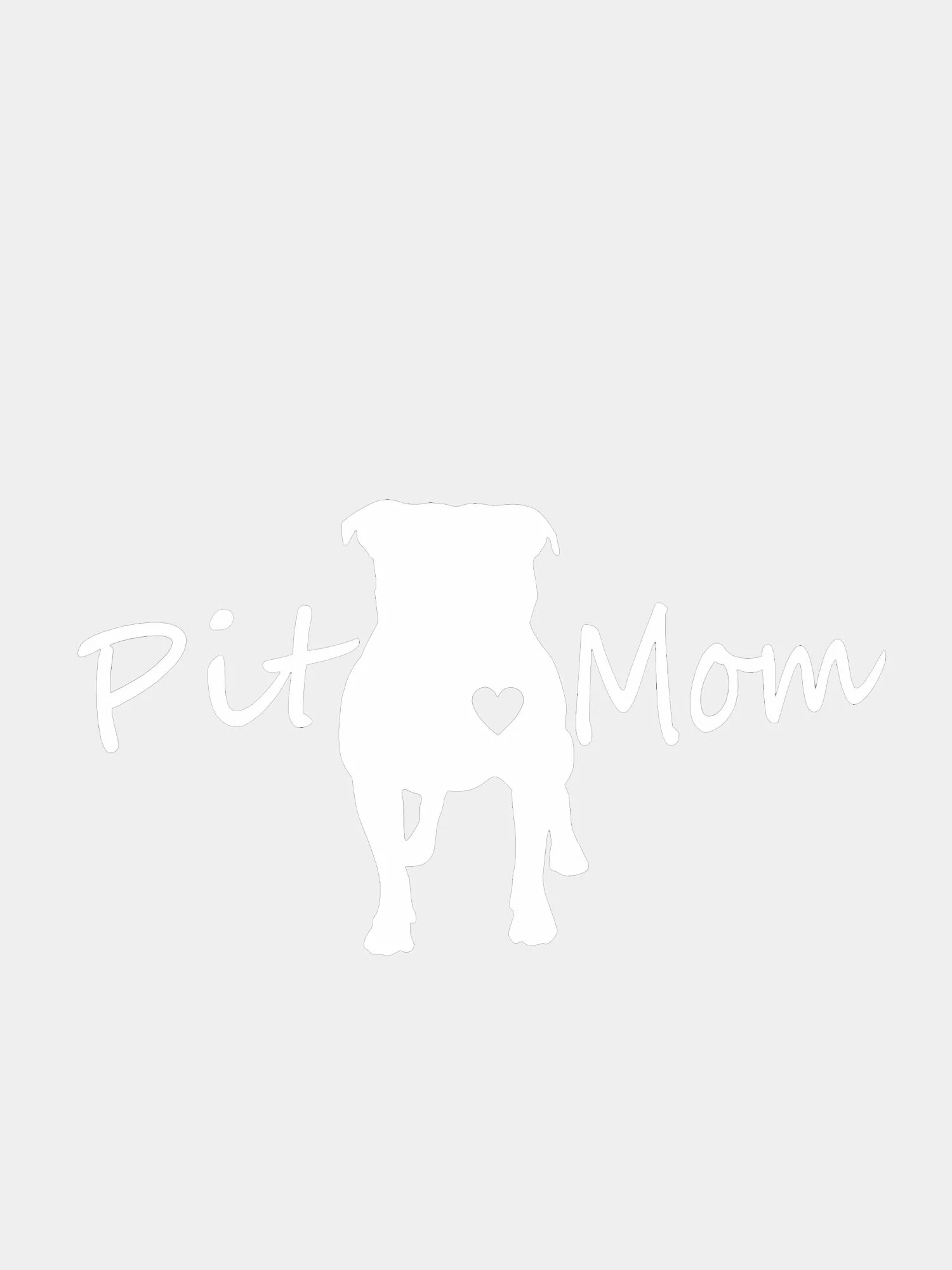 Белый наклейка на авто "PIT MOM"