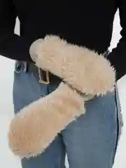 Варежки меховые Teddy на подкладе