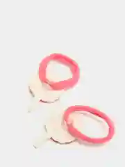 Алый резинки для волос детские, 4 штуки
