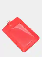 Красный чехол для карт и проездных