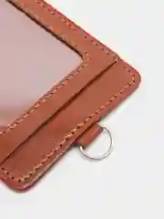 Коричневый чехол для карт и проездных