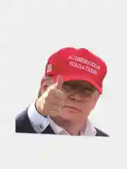 Красный наклейки на стекло авто "Президенты США"