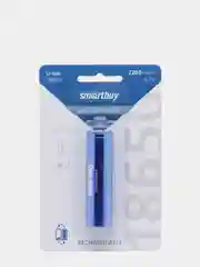 Лазурный аккумулятор Smartbuy 18650, литиевый, для фонарика и лазера