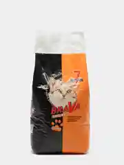 Наполнитель BRAVA "Бюджет" оранжевый 7л для кошек , Брава