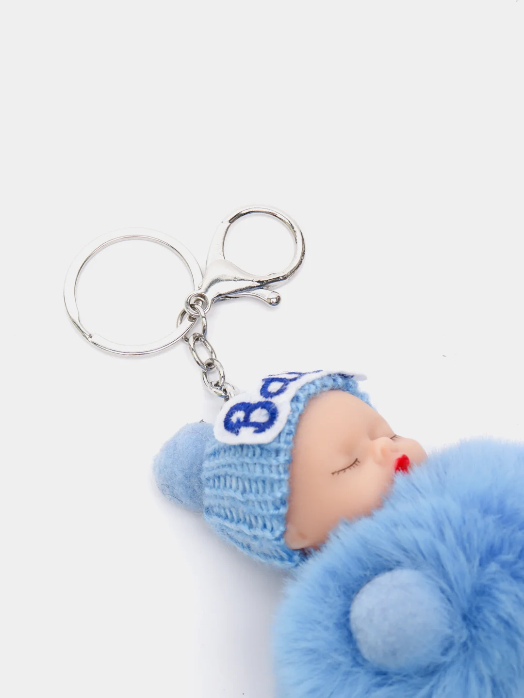 Голубой брелок мягкий "Baby"