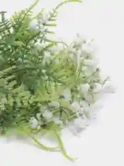 Белый искусственные растения Нежные соцветия