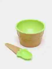 Миска для вымешивания слаймов, зеленая