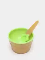 Миска для вымешивания слаймов, зеленая