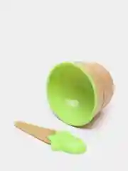 Миска для вымешивания слаймов, зеленая
