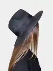 Черный шляпа женская летняя