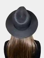 Черный шляпа женская летняя