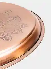 Поднос металлический, медный, 45 см