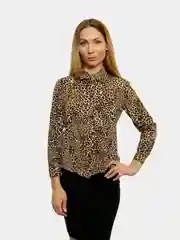 Горчичный блузка женская