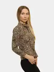 Горчичный блузка женская