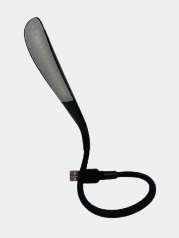 USB лампа с 14 светодиодами и сенсорным переключателем, черный