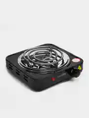 Плитка электрическая Luazon LHP-001, 1 конфорка, 1000 Вт, нагреватель спираль, черная