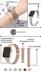 Золотой металлический ремешок Apple Watch 38 / 40 / 41 / 42 / 44 / 45 / 49 мм браслет стальной