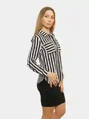 Тёмно-коричневый блузка женская