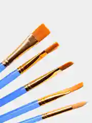Набор кистей ArtSpace, синтетика, плоские, 5 штук