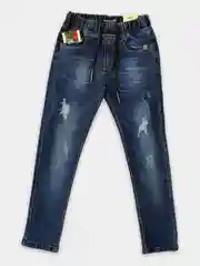 Джинсы детские, унисекс, с завязкой